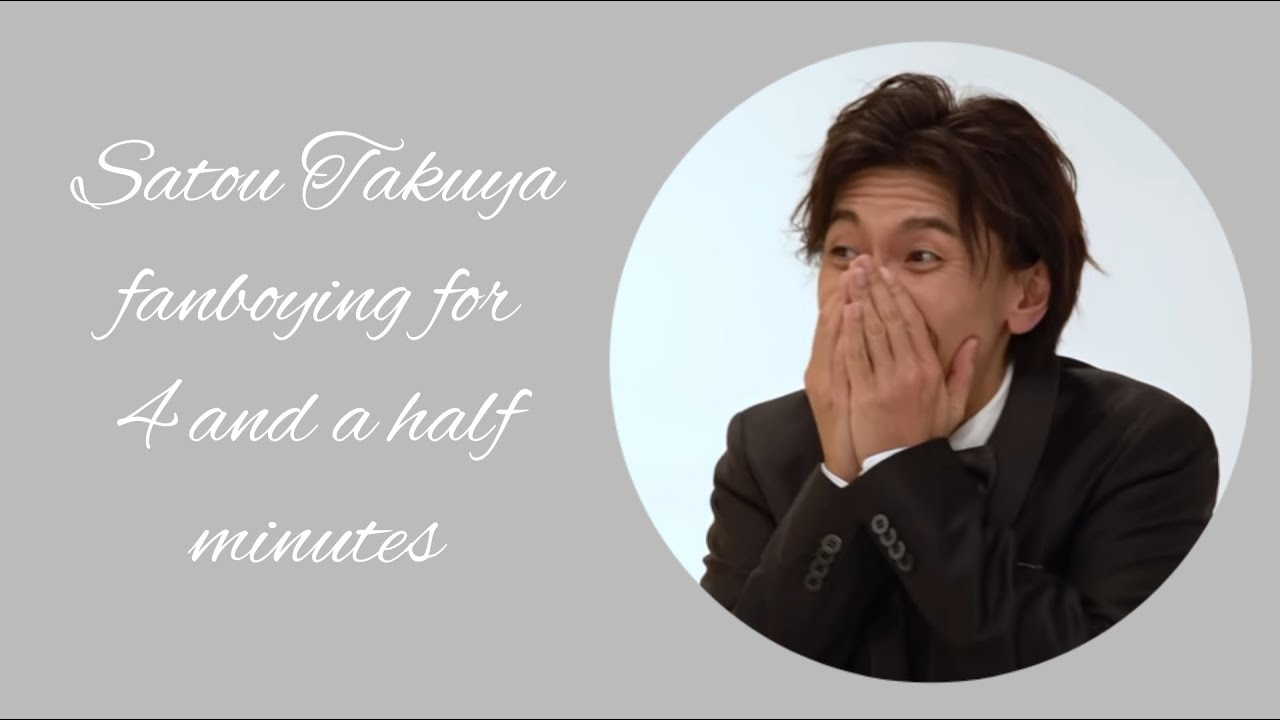 Satou Takuya being a Gospellers fanboy for 4 and a half minutes [REUPLOAD]