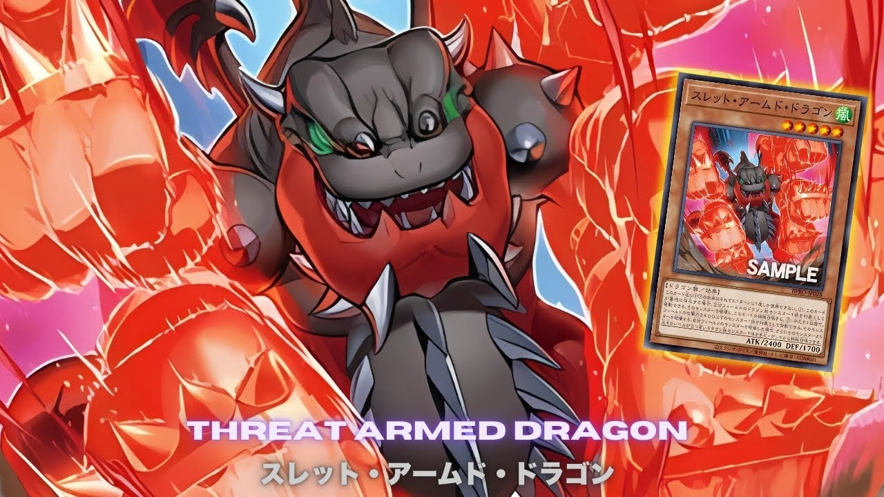 NEW ARMED DRAGON !! Threat Armed Dragon DECK NEW CARD - YUGIOH