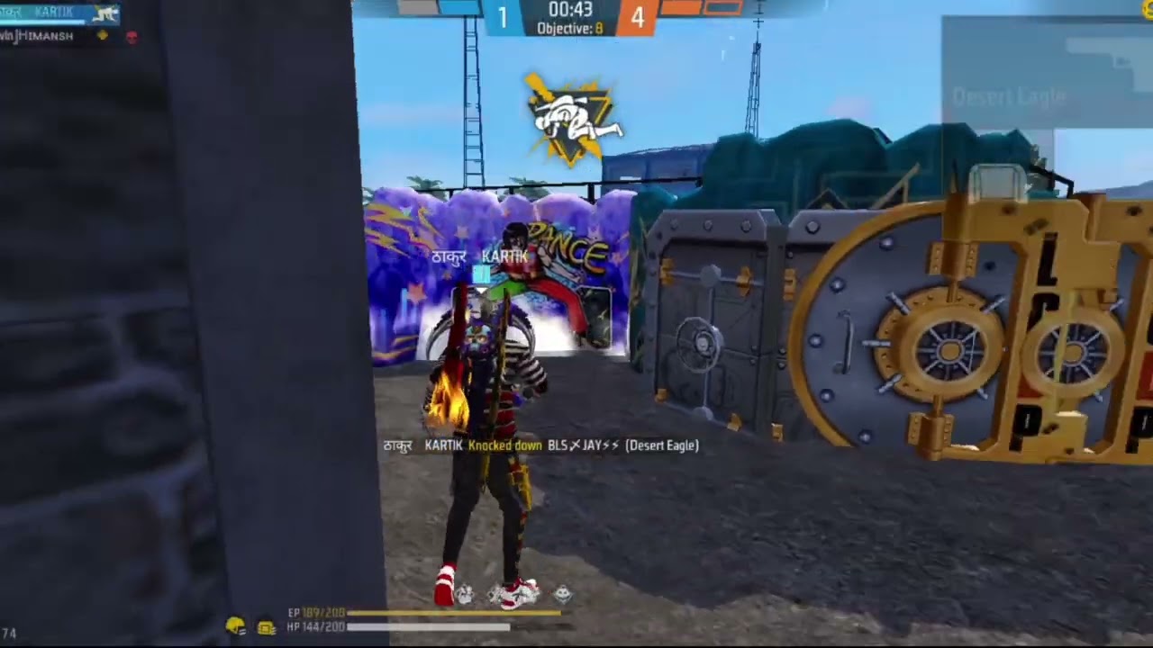 BABY COME DOWN FREE FIRE EDIT || KARTIK SINGH