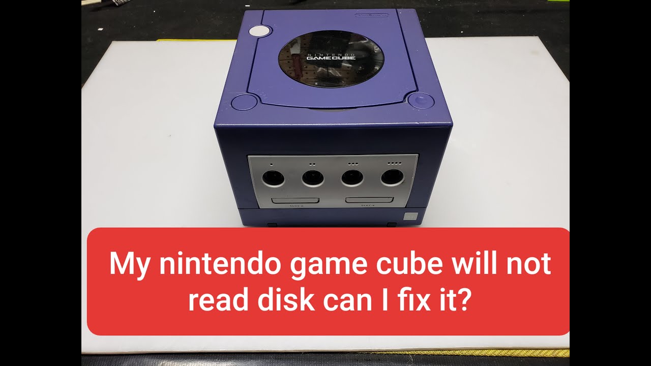 Fixing a gamecube that does not read disk.