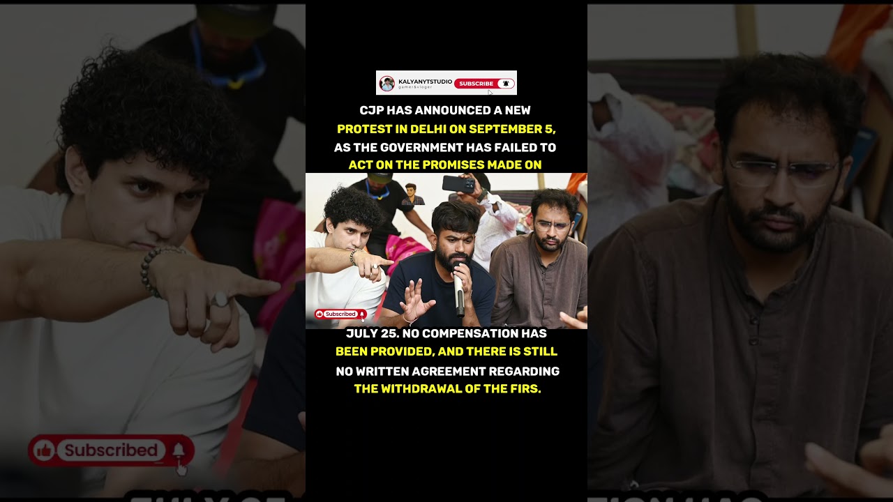 #CJP #DelhiProtest #September5 #Protest #GovernmentPromises #Compensation #kalyanytstudio