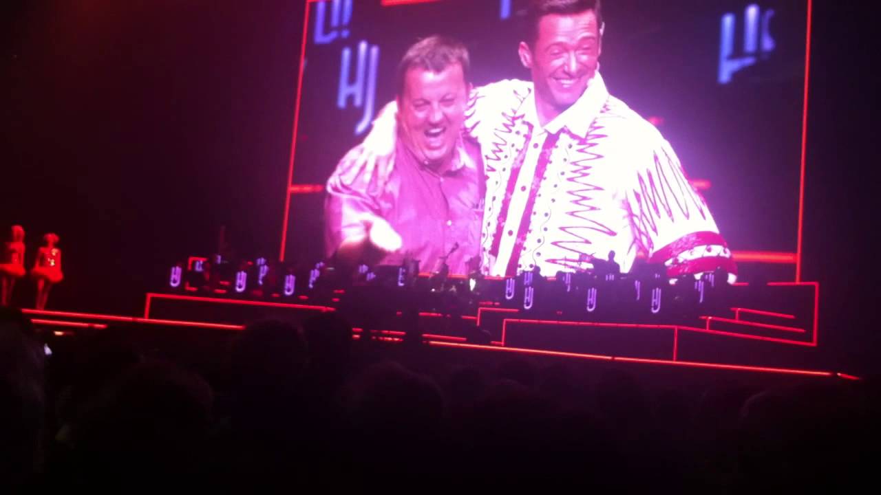 HUGH JACKMAN IN BRISBANE BROADWAY SHOW DOING PETER ALLEN
