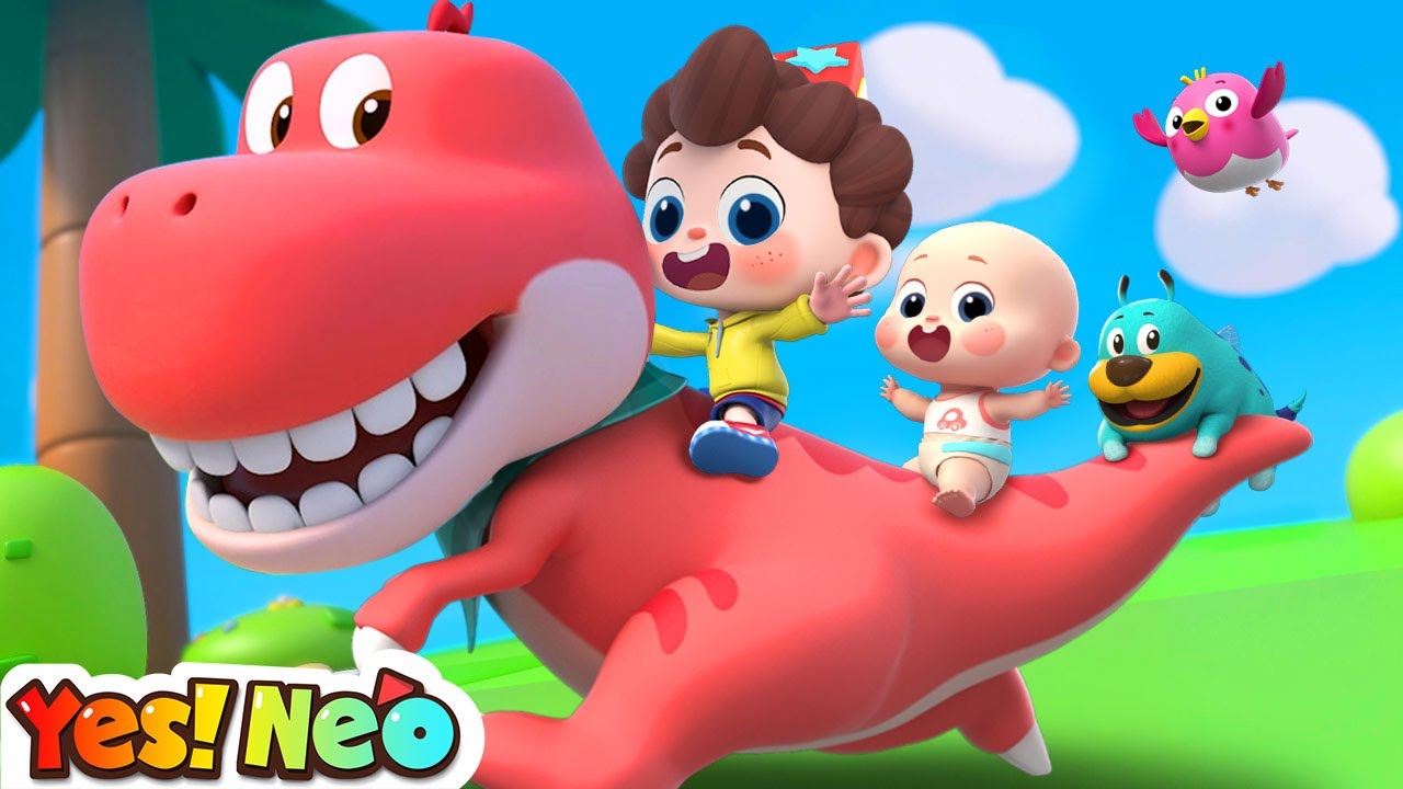 Dino Finger Family 🦖| Dinosaur Song | ABC Song | Nursery Rhymes & Kids Songs | Yes! Neo