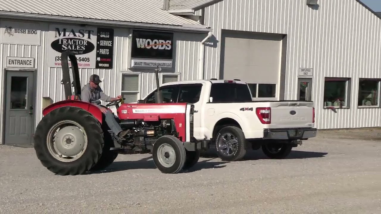 2002 Massey Ferguson Open Station Tractor! Good Condition! For Sale by Mast Tractor Sales