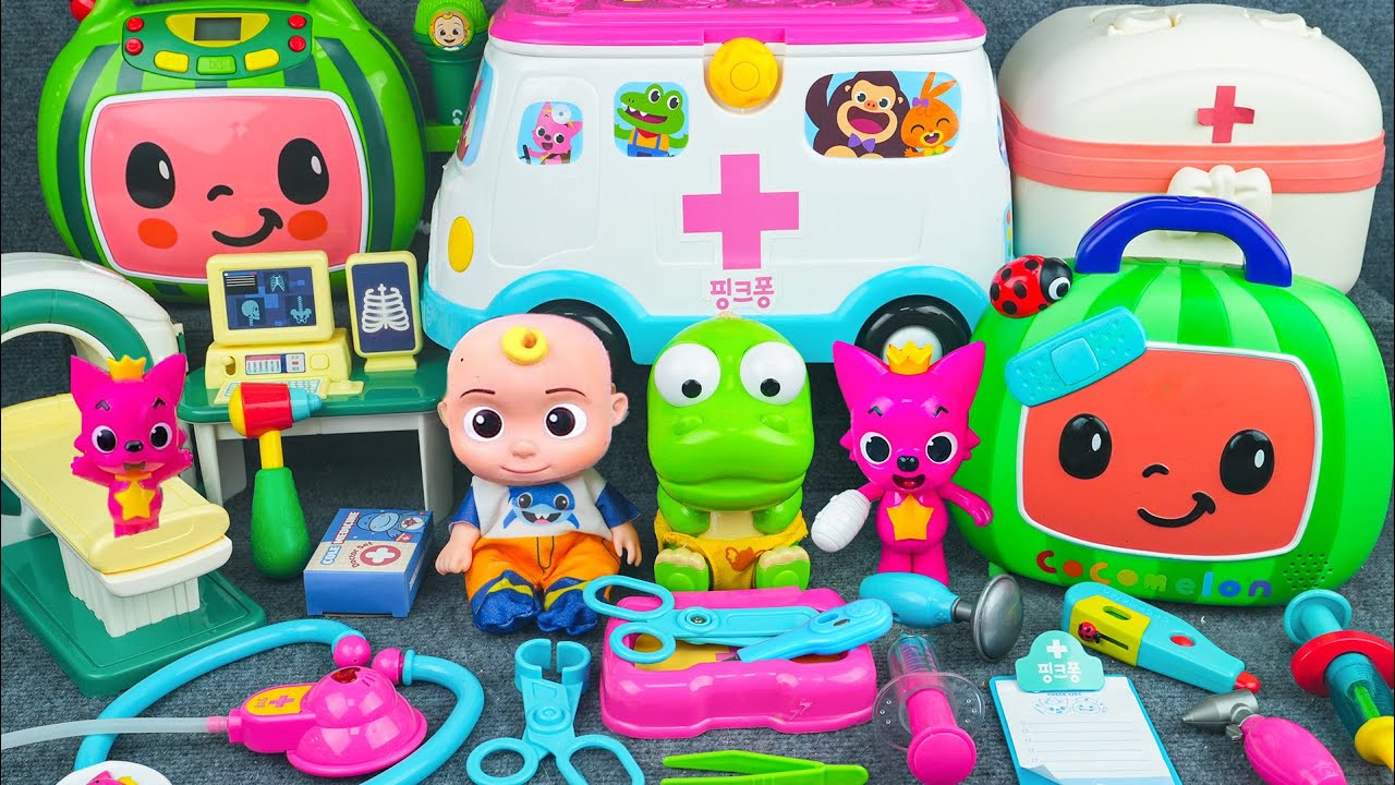 18 Minutes Satisfying Unboxing Doctor Toys Playset, Ambulance set Review | Tana Toys ASMR