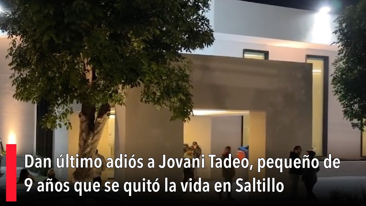 Dan último adiós a Jovani Tadeo, pequeño de 9 años que se quitó la vida en Saltillo