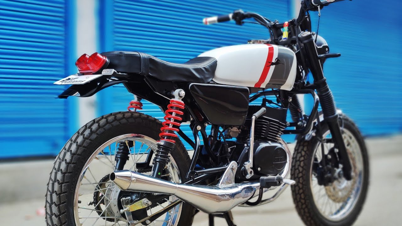 TVS MAX 100 MODIFIED into SCRAMBLER | Bike modified | MAX 100 modified @BulletTower