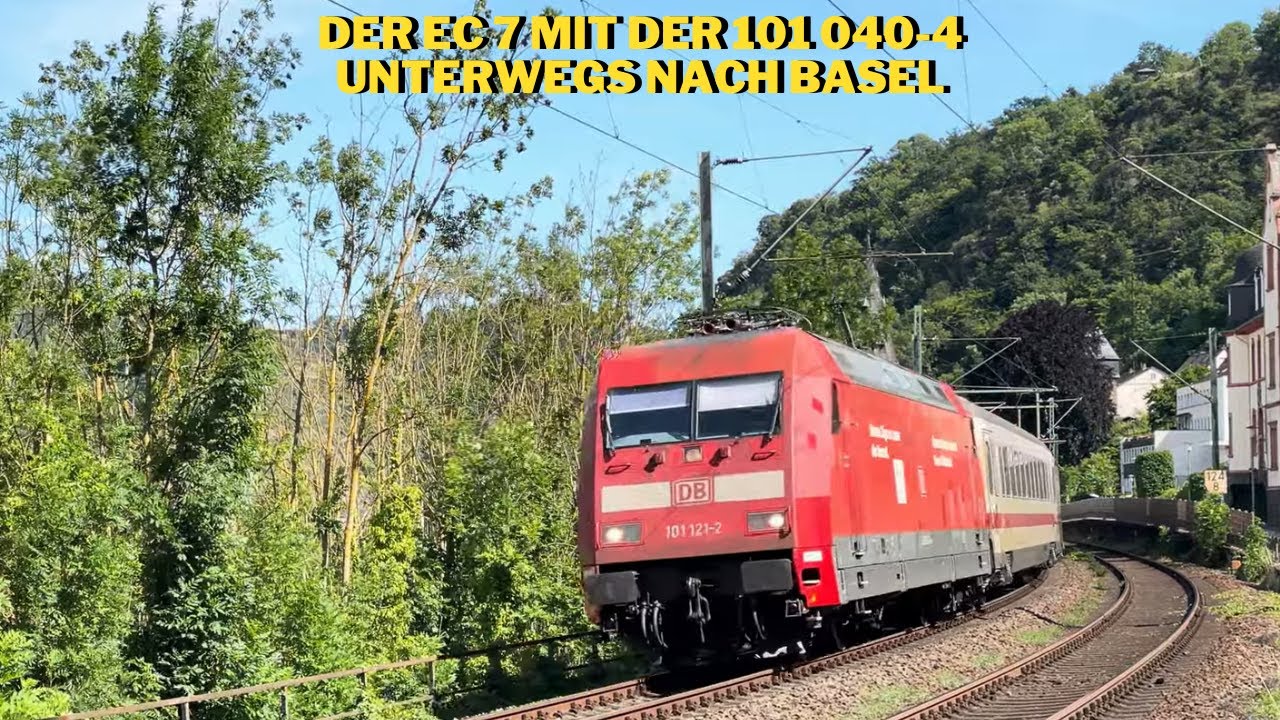 The IC 2012 with the 101 121-2 on its way to Dortmund Hauptbahnhof