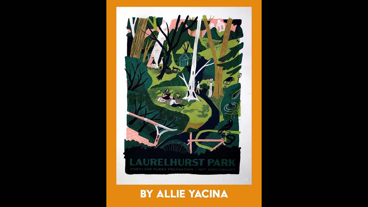 Posters for Portland Parks: Laurelhurst Park