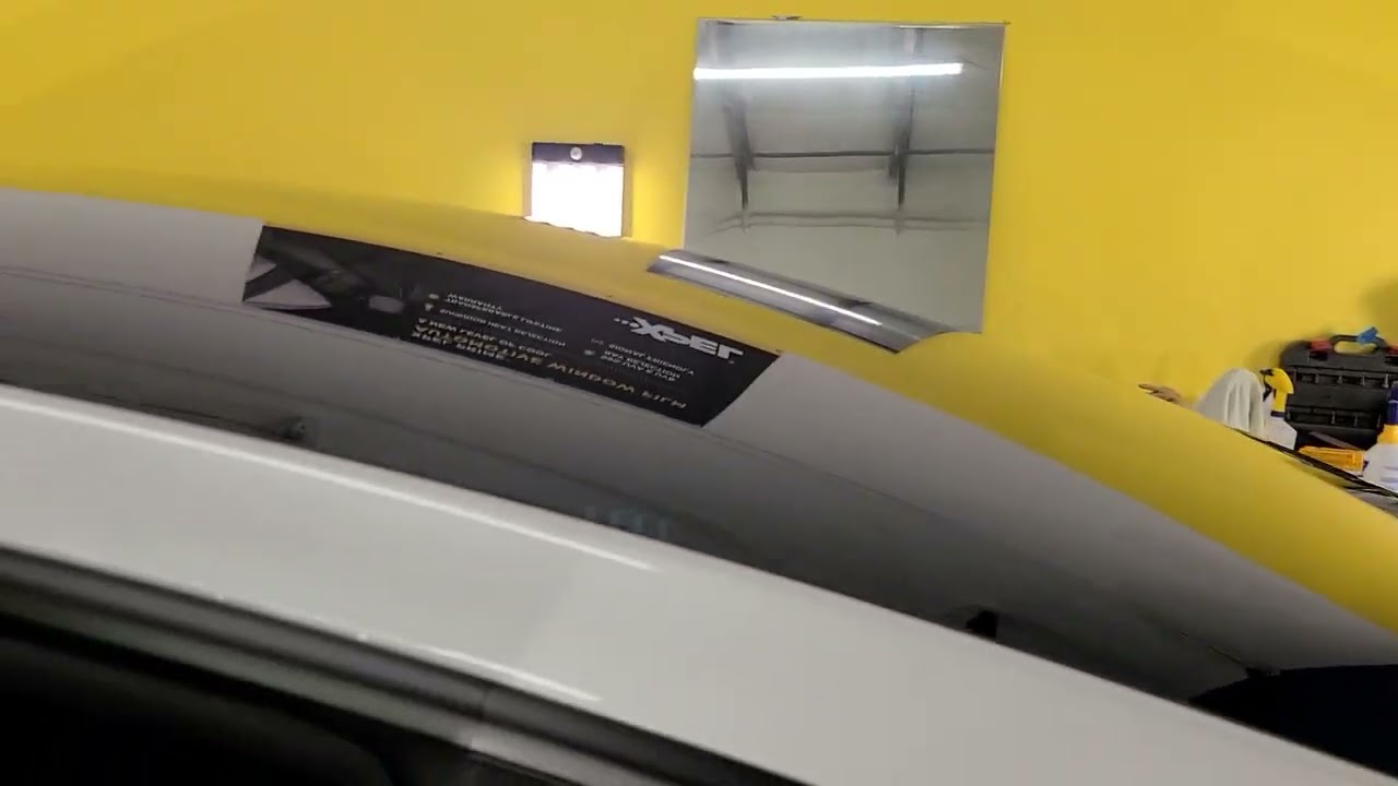 Video shows different options on Tinting Rear Window on Tesla Model 3. Xpel XR Black Ceramic Film