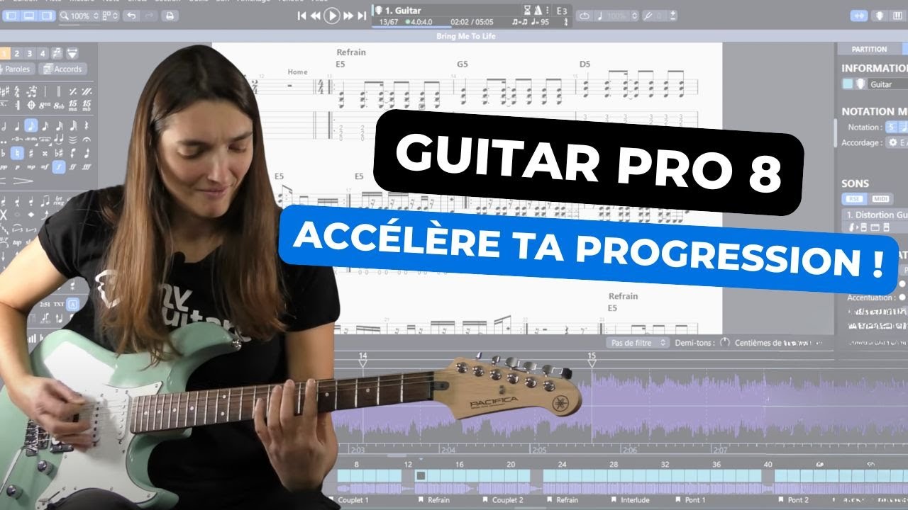 Accélère ta PROGRESSION : Comment synchroniser Tablature et Backing Track sur GUITAR PRO 8 (Tuto)