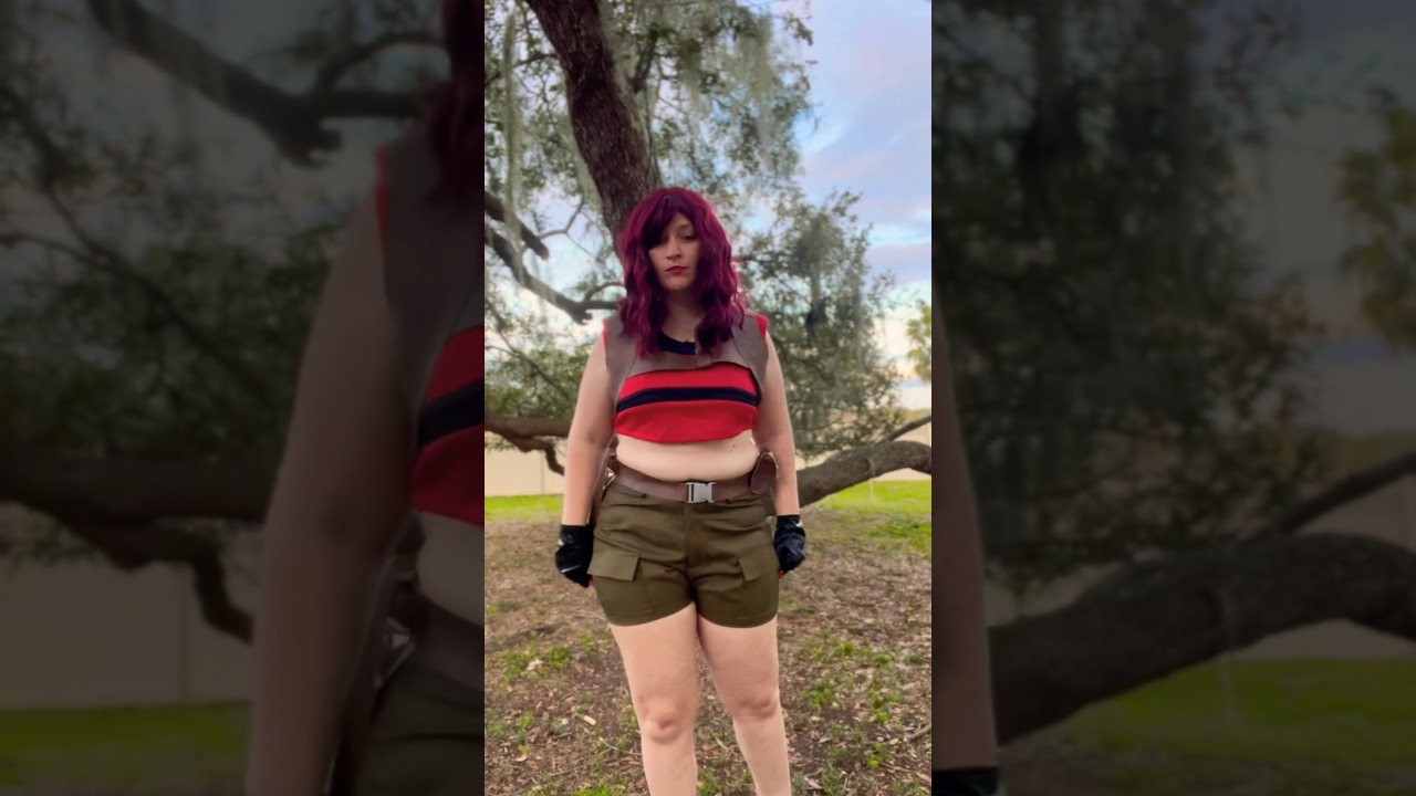 NEW COSPLAY: RUBY ROUNDHOUSE #katiew1011 #tiktokbelle #youtubeshorts #rubyroundhouse #jumanji