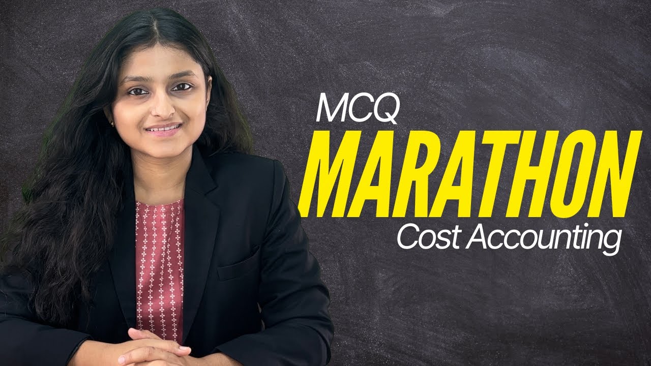 Cost Accounting MCQ Marathon | CMA Inter | Palak Sharma | AIR - 39