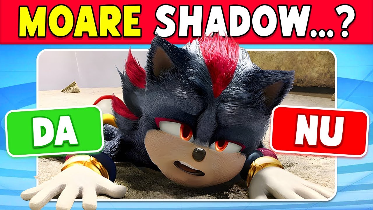 SONIC 3: ADEVĂRAT sau FALS? ✔️❌ | Chiar Cunoști Filmul SONIC 3?