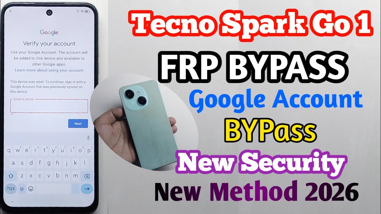 Tecno Spark Go 1 FRP ByPass | Android 14 Google Account Remove ( Without PC)New update 2026