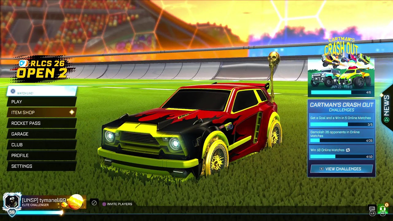 Rocket league season 21 with 2 fans