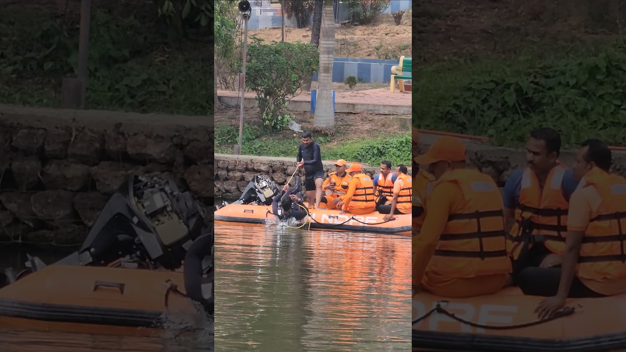 NDRF Rescue 🛟 Team in Amaravati Park Digha #ndrf #ndrfrescue #tranding #shorts