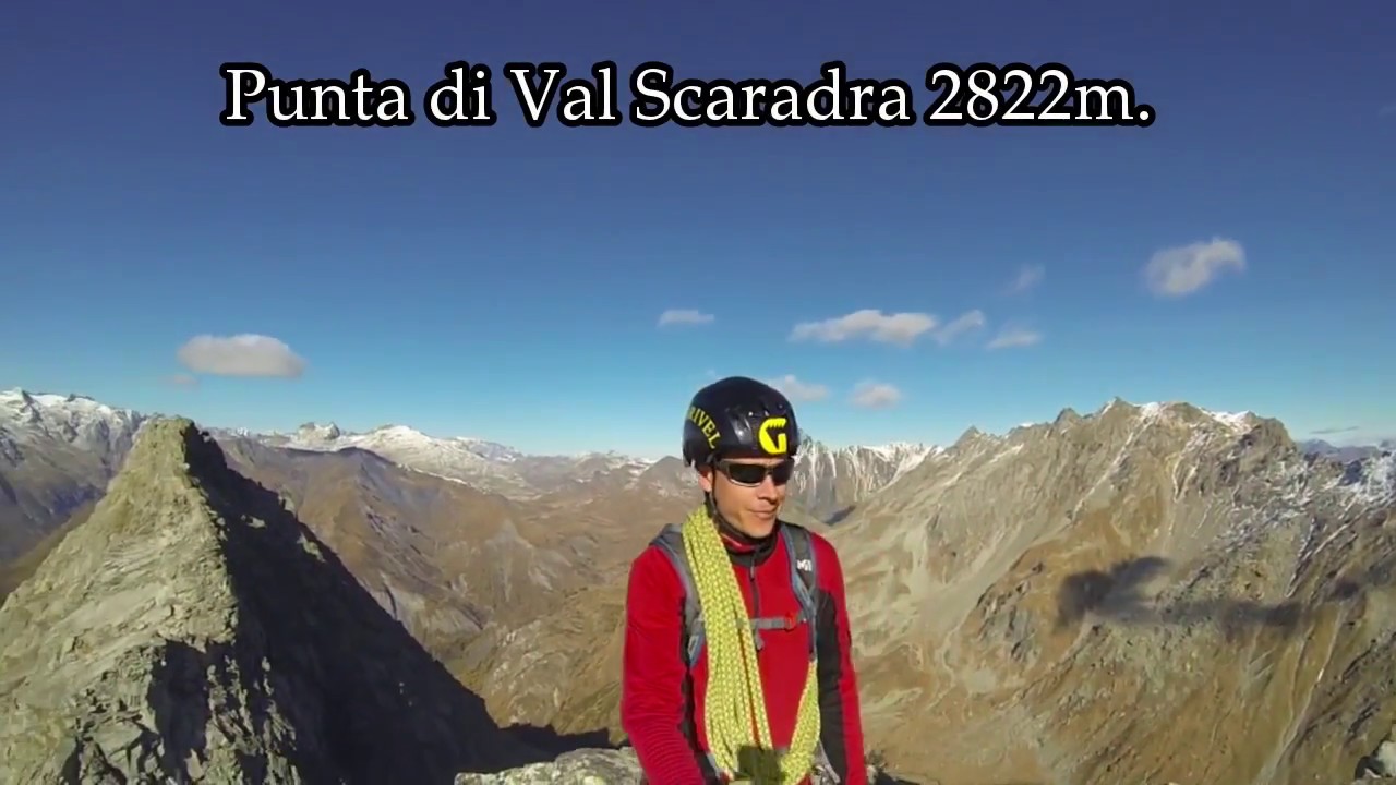 Punta di Val Scaradra 2822m. 1.11.2017