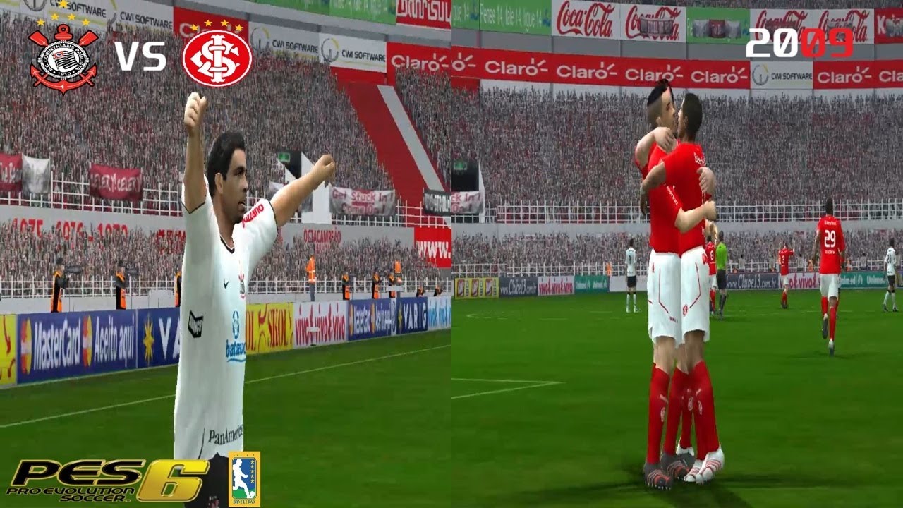 PES 6 Brasileirão 2009 I Internacional vs Corinthians