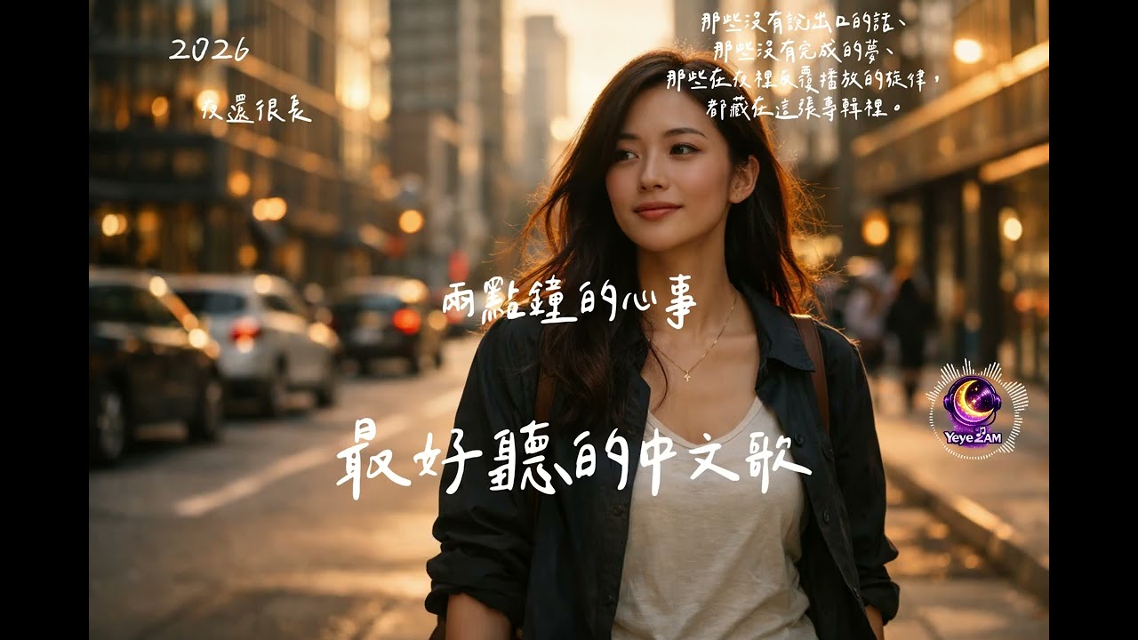 夜還很長🌙｜兩點鐘的心事｜2026華語情歌主打｜Urban Pop × R&B × 深夜情緒循環｜夜夜不打烊｜深夜華語流行音樂｜Urban Pop × R&B × Hip-Hop