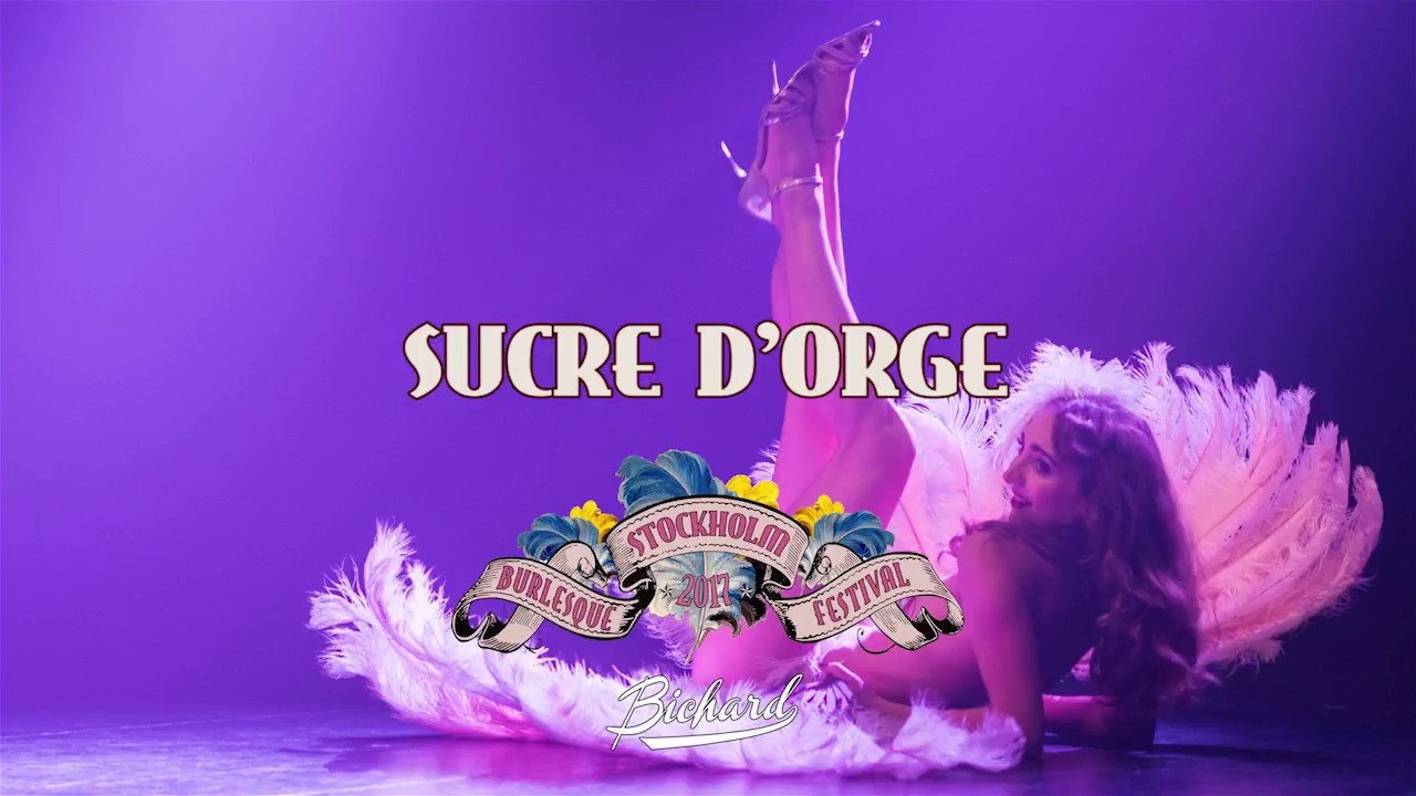 Pink flamingo burlesque act - Sucre d'Orge, Stockholm burlesque festival 2017
