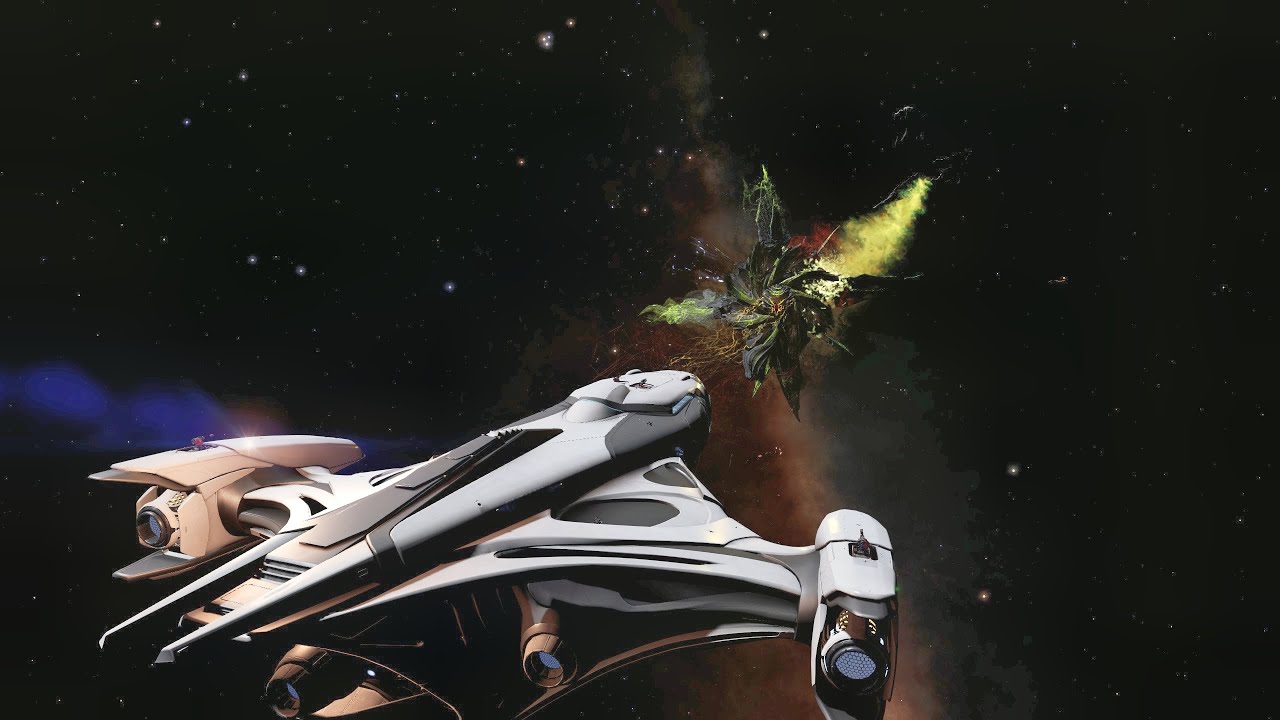 [Elite Dangerous]Imperial Cutter solo Hydra 21min (what an easy kill)