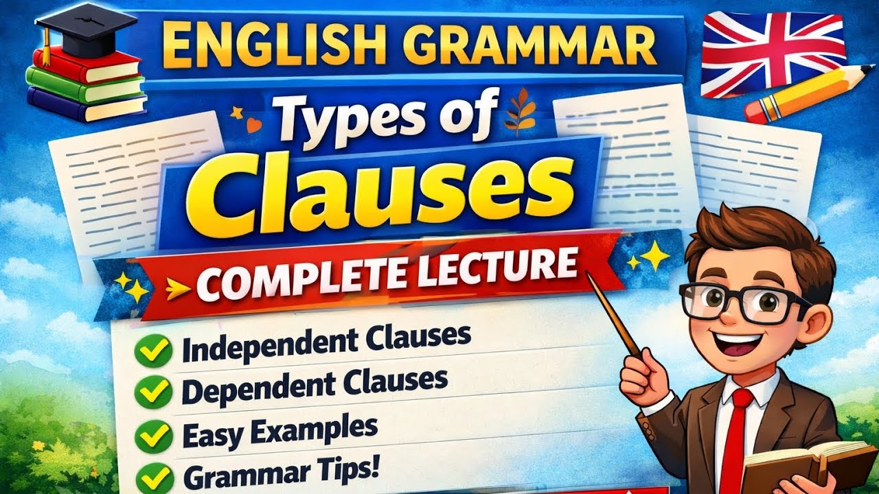 English Grammar Secrets: 5 Types of Clauses You Must Know | Basic English Grammar 