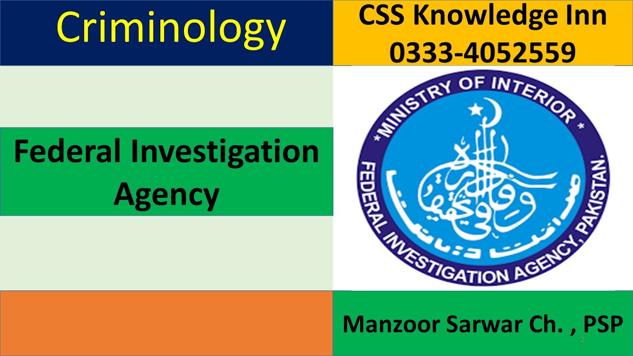 Federal Investigation Agency | FIA |