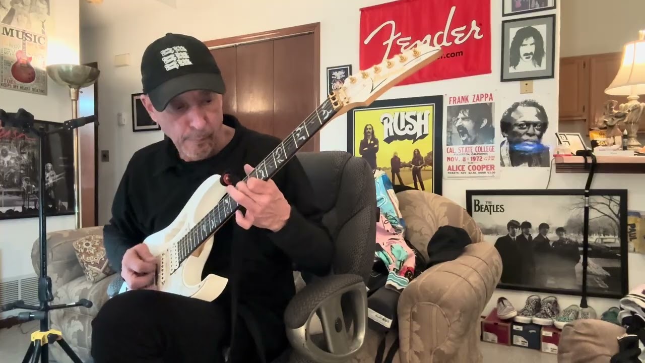 Mixolydian A7 solo improvisation 