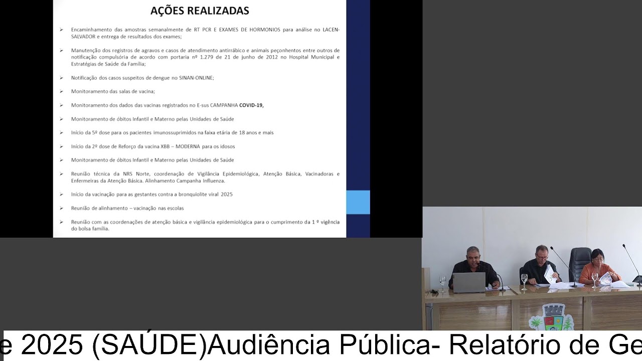 Audiência Pública- Relatório de Gestão Fiscal 3º Quadrimestre de 2025 (SAÚDE)
