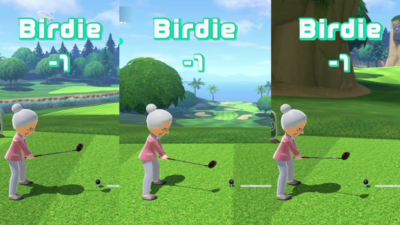 Как играть в специальные лунки в игре Nintendo Switch Sports Golf