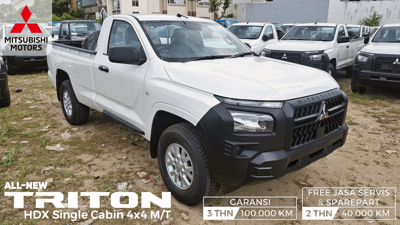 Обзор Mitsubishi All New Triton HDX Single Cabin 4x4 2025 года выпуска