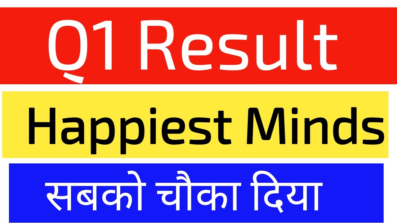 Happiest Minds q1 results 2024🔴 happiest Minds latest news 🔴 happiest Minds results 🔴 happiest Minds