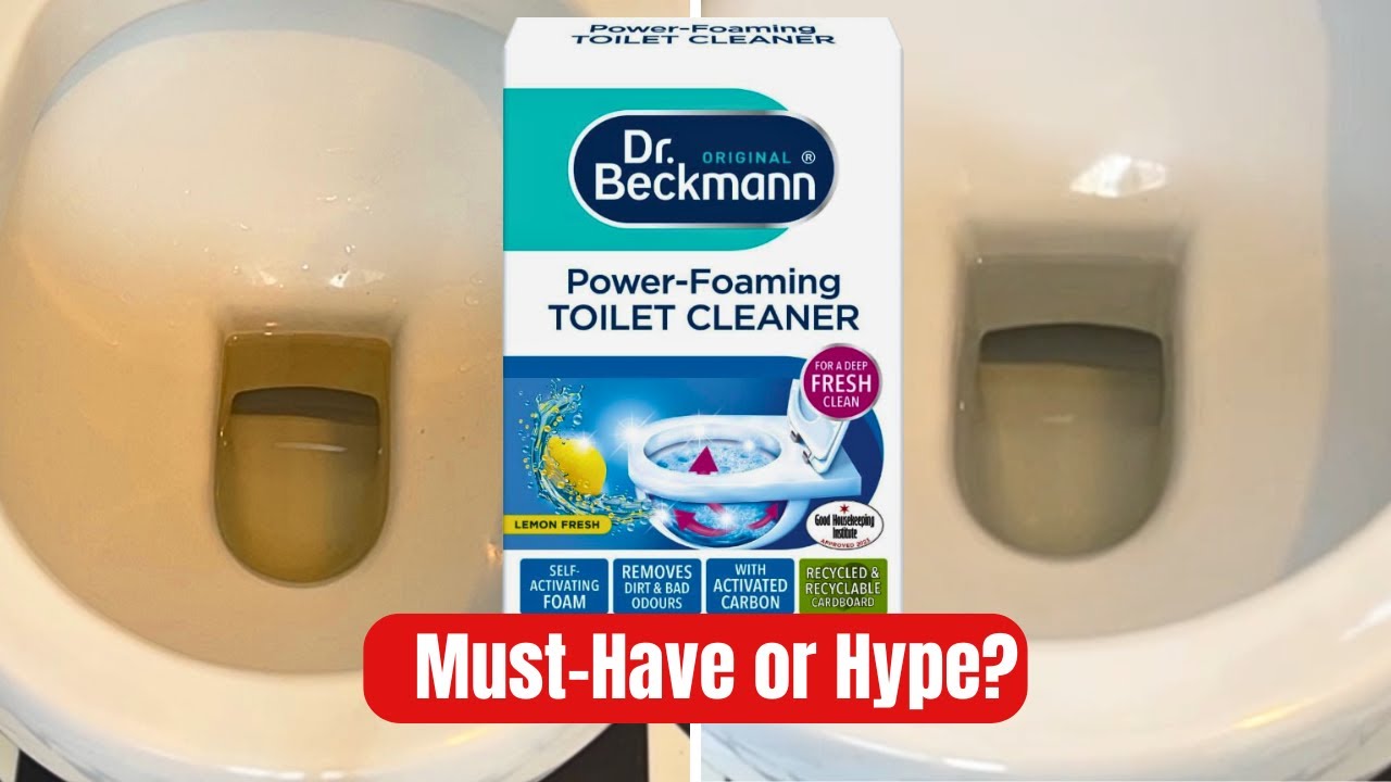 Toilet Cleaning Made EASY with Dr Beckmann Foaming Cleaner!
