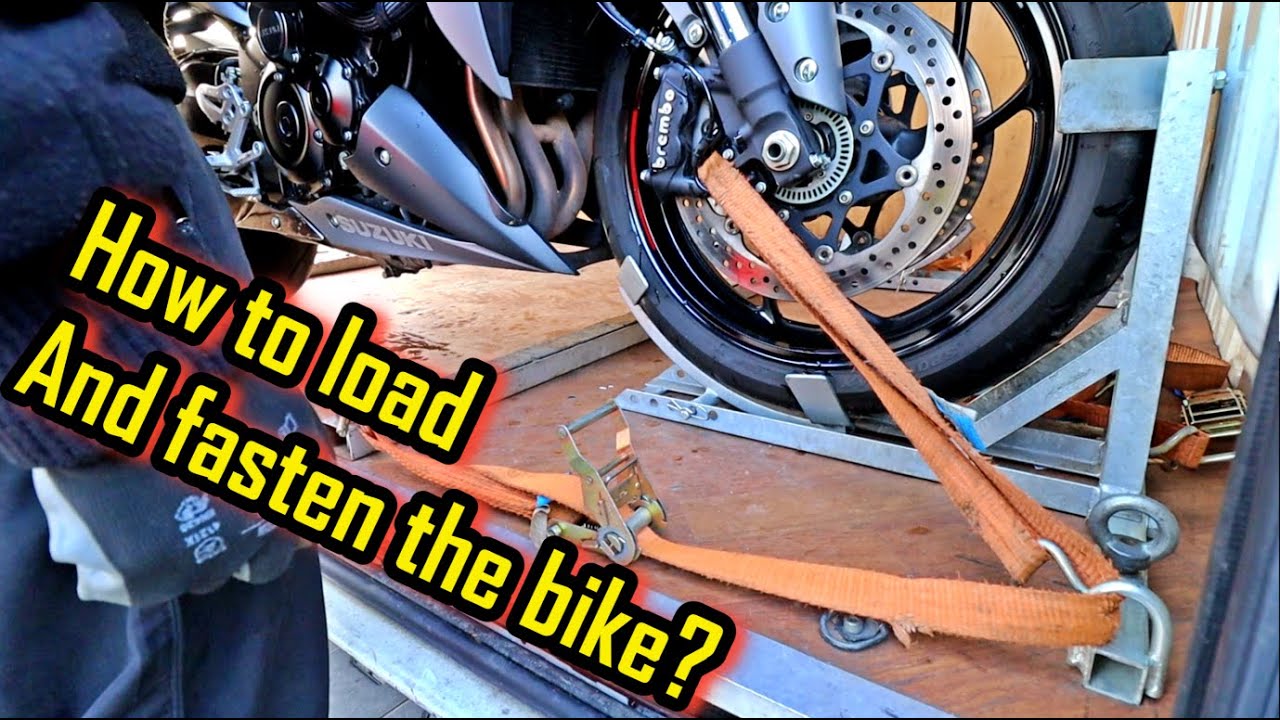 Jak Załadować i Zapiąć Motocykl na Busie? | How to Load and Fasten a Motorcycle on the VAN? Tutorial