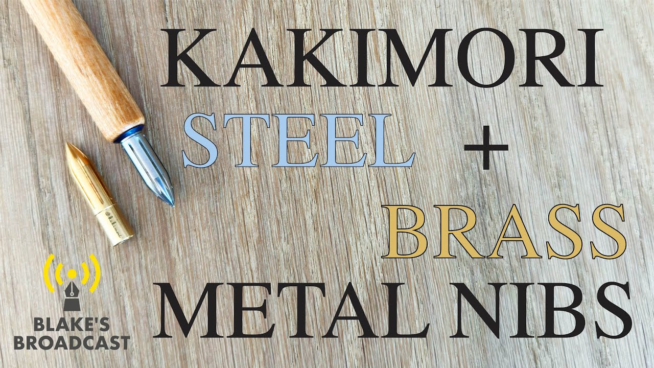 Kakimori Brass and Steel Metal Dip Pen Nib Review 4K