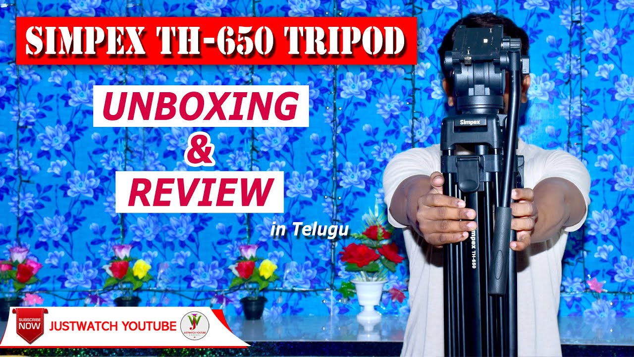 Simpex TH-650 Tripod | by JustWatch YouTube | by NoorShaik