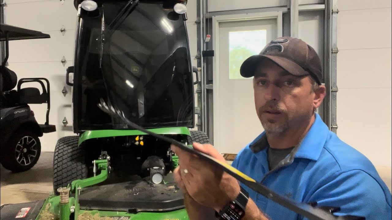 John Deere 1585 mulch kit with Predator Blades
