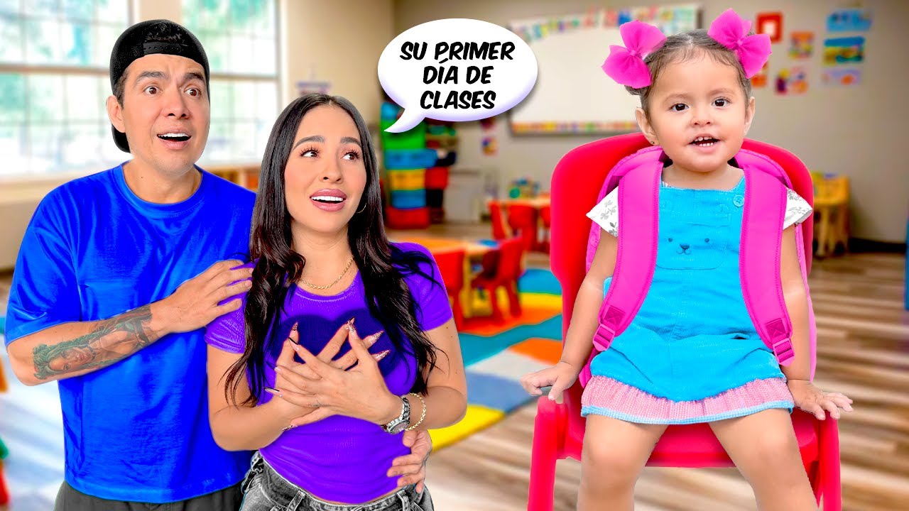 PRIMER DÍA DE CLASES DE NASYA *VA A LA ESCUELA* 😭