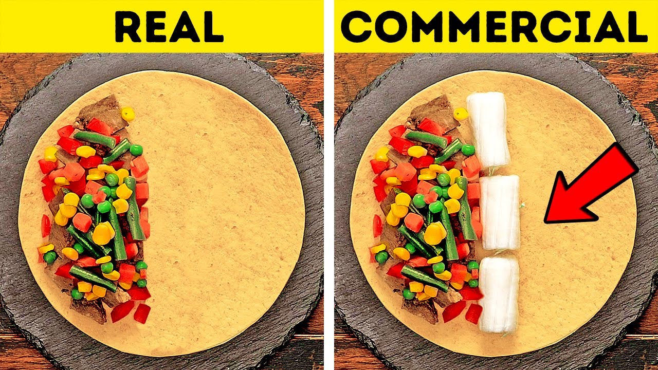 COMMERCIAL VS  REAL || 26 SHOKING ADS TRICKS