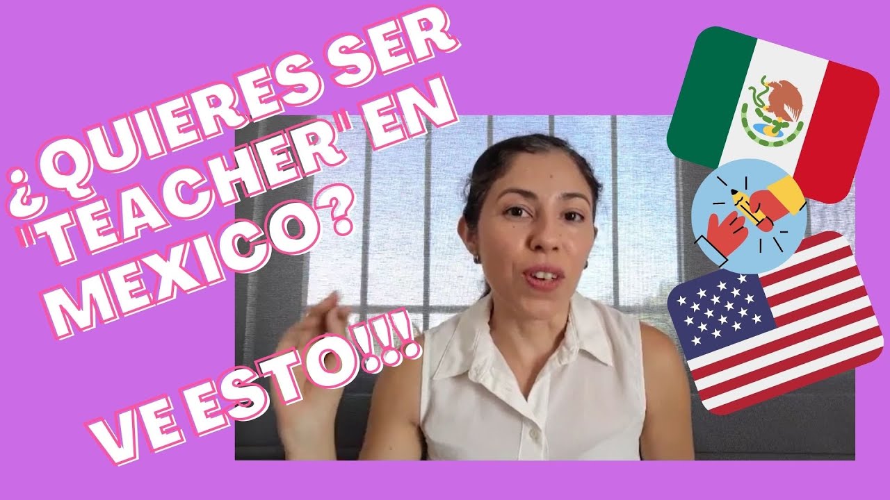 NECESITAS ESTO SI QUIERES SER MAESTRO DE INGLÉS EN MÉXICO ¿CENNI?