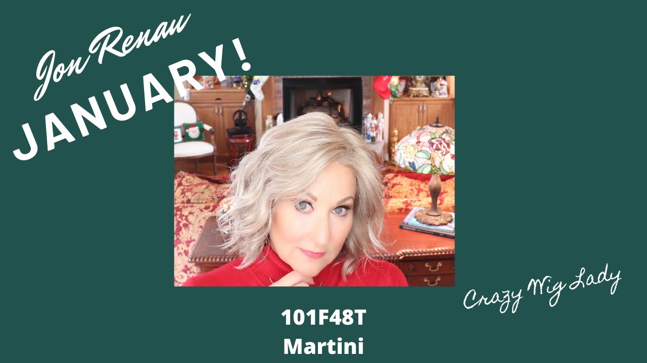 Jon Renau JANUARY wig review | 101F48T Martini | Crazy Wig Lady