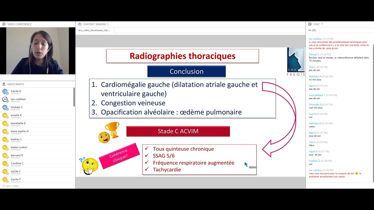 Le chien cardiaque en cas cliniques