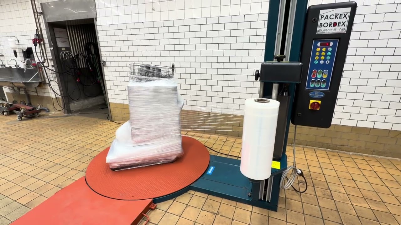 Robopac plastic wrapper for sale from Meat Machines Sweden AB