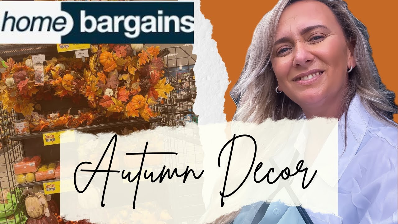 AUTUMN HAS ARRIVED IN HOME BARGAINS #autumn #homebargains #comeshopwithme