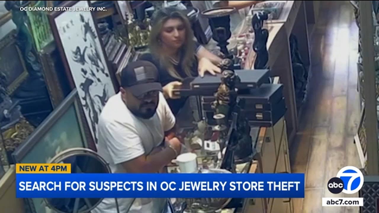 Caught on video: Thieves steal more than $100K in jewelry from Orange store