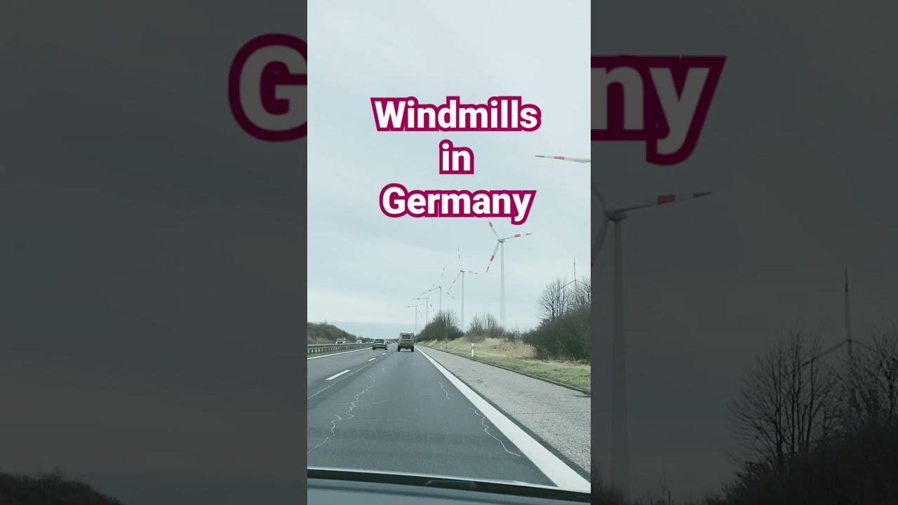 Windmills in Germany #shorts #windmill #germany