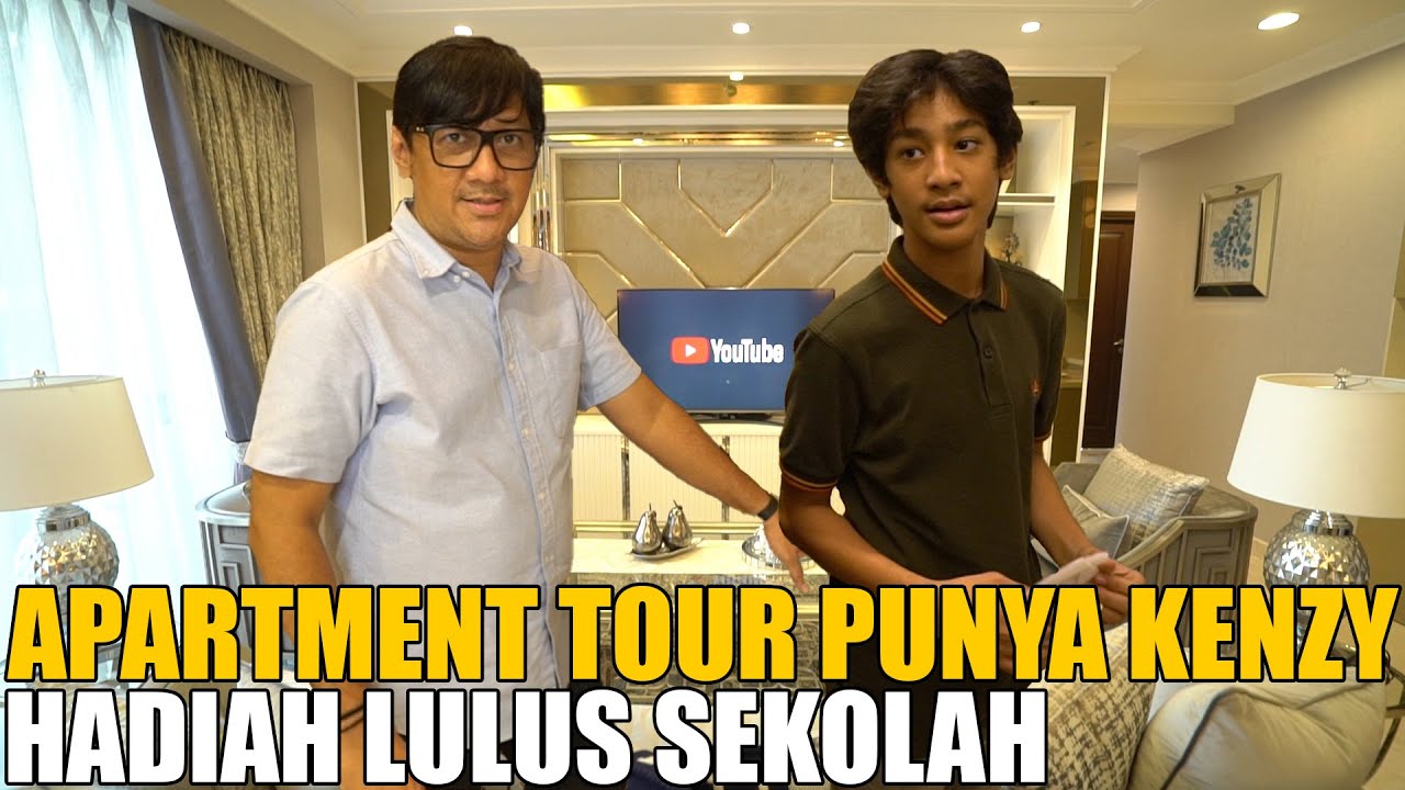 TOUR APARTMENT BARU KENZY.. HADIAH LULUS SEKOLAH DASAR, MEWAH