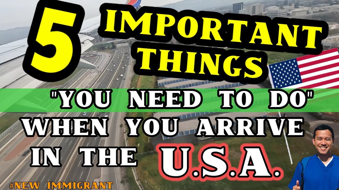 5 Important Things You Need to do When you arrive in the US // Coming to america // Nurse Juan OFW