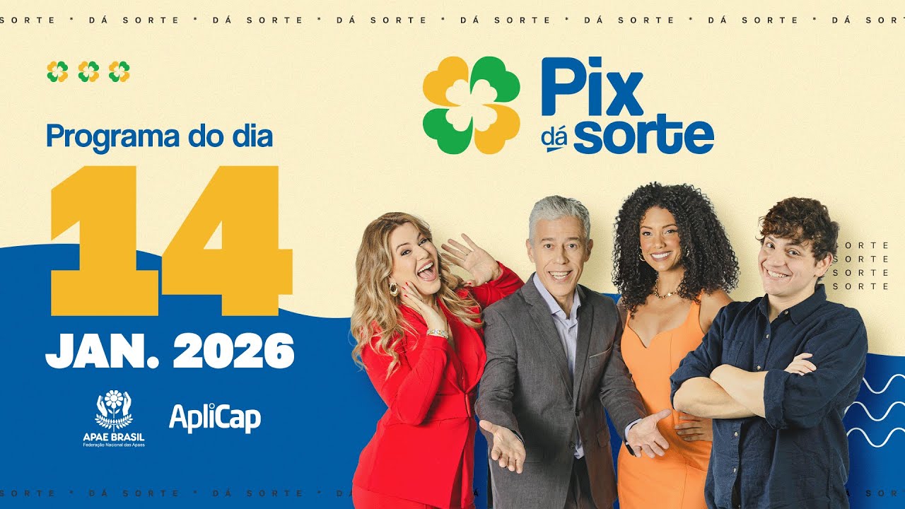 PIX DÁ SORTE - PROGRAMA COMPLETO 14.01.2026